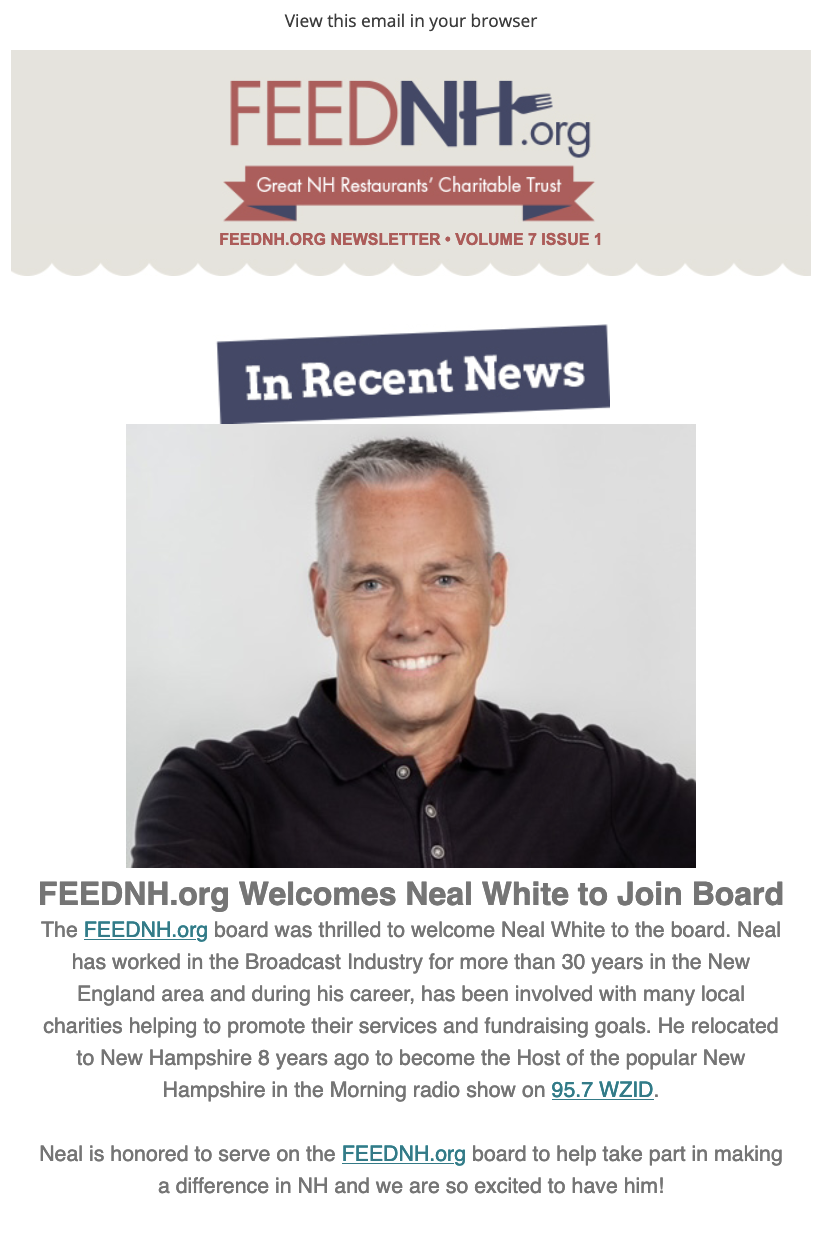 FEEDNH.org Newsletter Volume 6 Issue 3